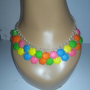 Rainbow STATEMENT necklace
